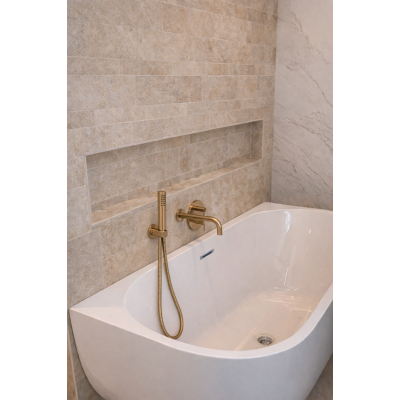 Baignoire d'angle asymétrique Integra