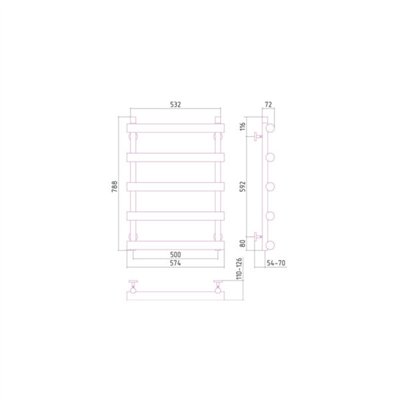 Sèche-serviettes eau chaude - ATLANT