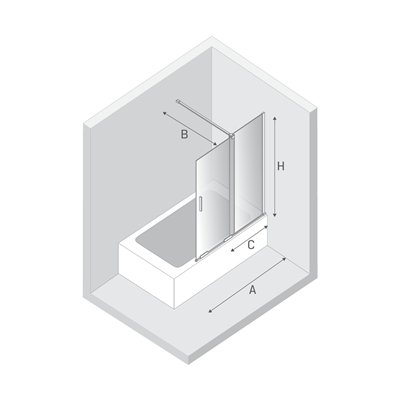 SMART - Pare-baignoire - Simple