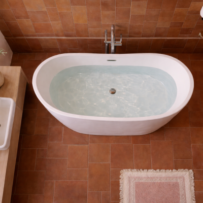 Baignoire d'angle asymétrique Integra