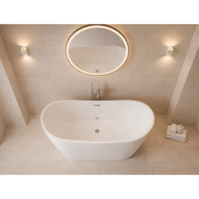 Baignoire d'angle asymétrique Integra