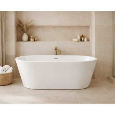 Baignoire d'angle asymétrique Integra