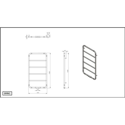 Sèche-serviettes eau chaude - RETRO