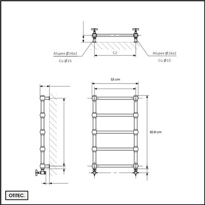 Sèche-serviettes électrique - WEMA