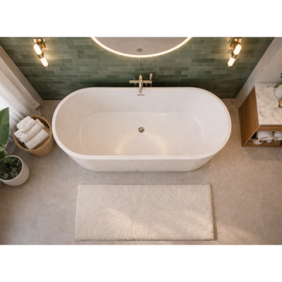 Baignoire d'angle asymétrique Integra