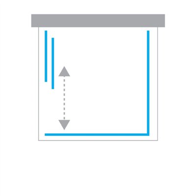PRIME - Cabines de douche - porte coulissante d'angle