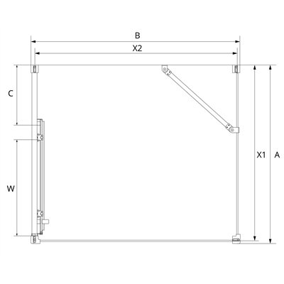 Kopie van PRIME - Cabines de douche double porte coulissante d'angle