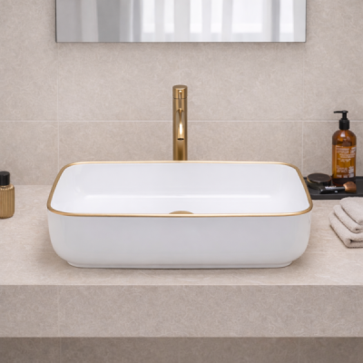 Vasque à poser rectangulaire -50 x 39 cm - AURIS