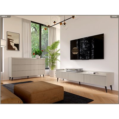 Meuble TV - L.180 x H.45 x P.41 - ADELA