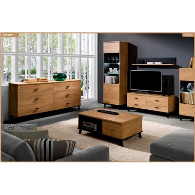 Meuble TV - L.121 x H.50 x P.40 cm - JONSON