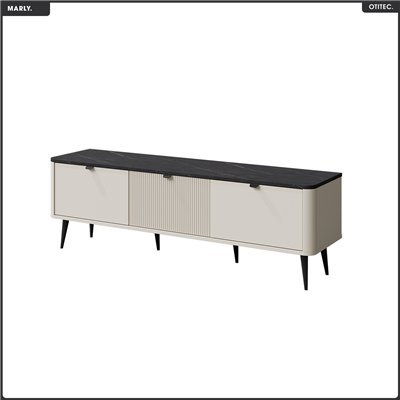 Meuble TV - L.160 x H.52 x P.40 - MARLY