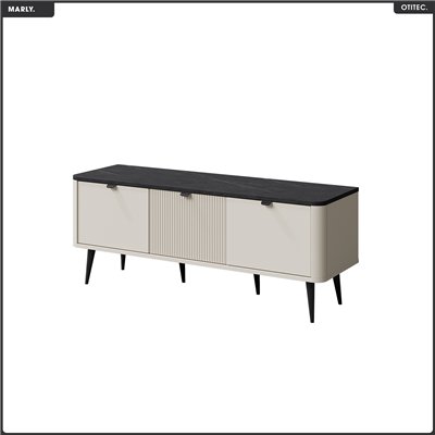 Meuble TV - L.130 x H.52 x P.40 - MARLY