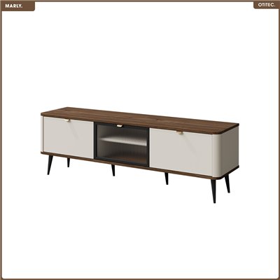 Meuble TV - L.160 x H.52 x P.40 - MARLY