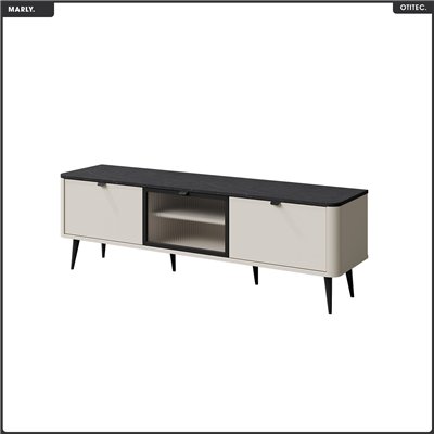Meuble TV - L.160 x H.52 x P.40 - MARLY