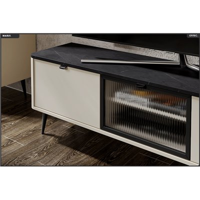 Meuble TV - L.160 x H.52 x P.40 - MARLY