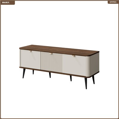 Meuble TV - L.130 x H.52 x P.40 - MARLY