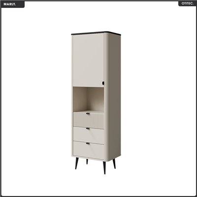 Armoire haute - L.60 x H.191 x P.40 - MARLY