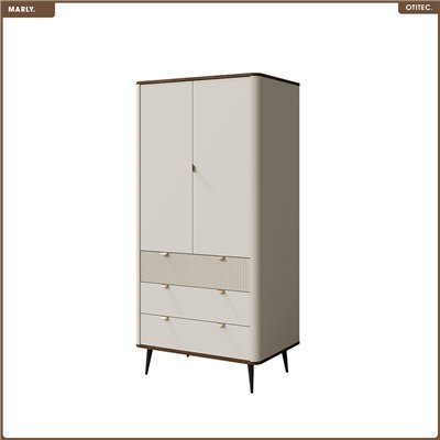 Armoire haute - L.90 x H.191 x P.60 - MARLY