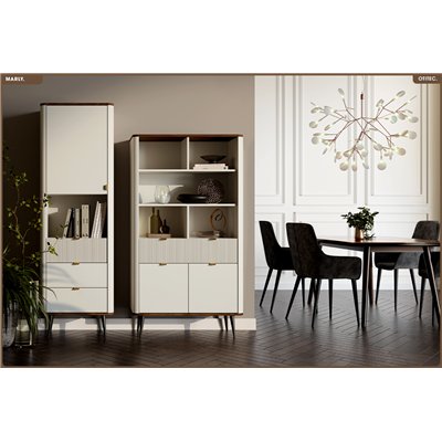 Bibliothèque - L.90 x H.163 x P.40 - MARLY