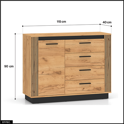 Commode - H.90 x L.40 x L.115 cm - URY