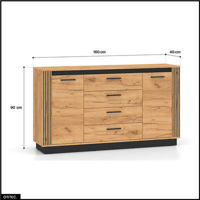 Commode - H.90 x L.40 x L.160 cm - URY