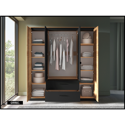 Armoire - H.210 x L.200 x P.58 cm - URY
