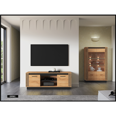 Meuble TV - H.55 x L.150 x P.40 cm - URY