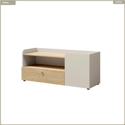 Meuble TV - L.120 x H.51 x P.40 - YOKA