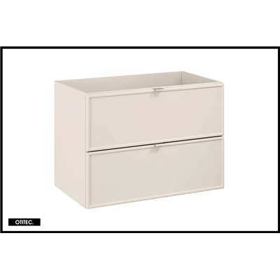 Meuble sous vasque de 80 cm - 2 tiroirs - ASTRA