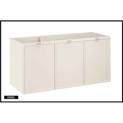 Meuble sous vasque de 120 cm - 3 portes - ASTRA