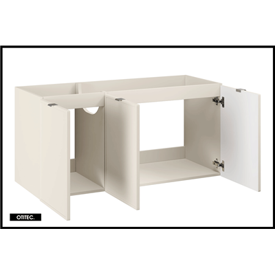 Meuble sous vasque de 120 cm - 3 portes - ASTRA