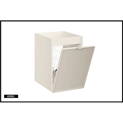 Meuble sous vasque de 40 cm - Avec panier à linge - ASTRA