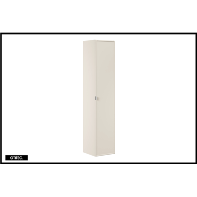 Colonne de salle de bain - 140 cm - Cachemire Mat - 1 porte - ASTRA