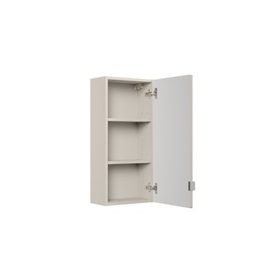 Meuble haut de salle de bain de 75 cm - Cachemire Mat - 1 porte - ASTRA