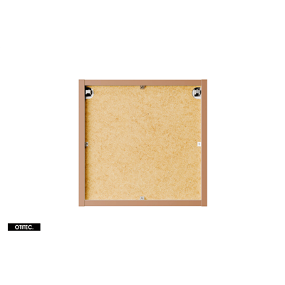 Cube de rangement haut de salle de bain - 35x35 cm - Cachemire Mat - 1 porte - ASTRA