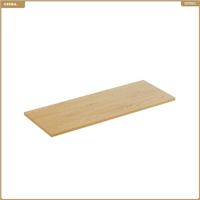 Plan vasque - L.120 x H.2 x P.46,5 cm - CREMA