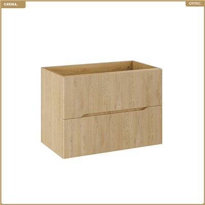 Meuble sous-vasque - L.80 x H.57 x P.45,8 cm - CREMA