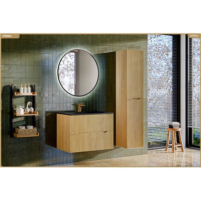 Meuble sous-vasque - L.80 x H.57 x P.45,8 cm - CREMA