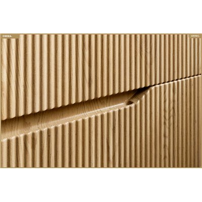 Meuble sous-vasque - L.80 x H.57 x P.45,8 cm - CREMA