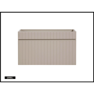 Meuble sous vasque de 80 cm - Cachemire Mat - 1 tiroir - MINO