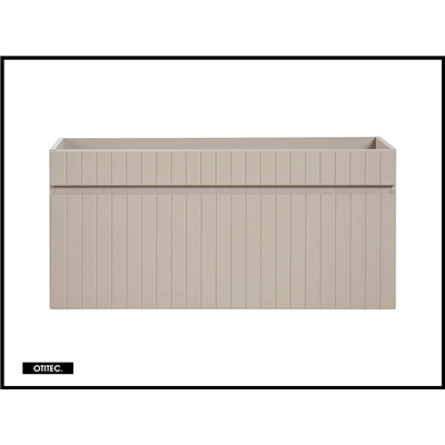 Meuble sous vasque de 100 cm - Cachemire Mat - 1 tiroir - MINO