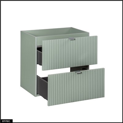 Meuble sous vasque - 60 cm - 2 tiroirs - ROSEAU