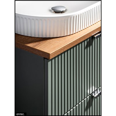 Meuble sous vasque - 60 cm - 2 tiroirs - ROSEAU