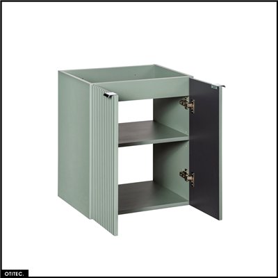 Meuble sous vasque - 60 cm - 2 portes - ROSEAU