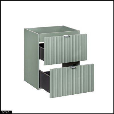 Meuble sous vasque - 50 cm - 2 tiroirs - ROSEAU