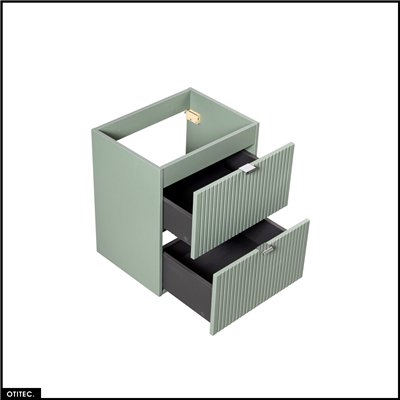 Meuble sous vasque - 50 cm - 2 tiroirs - ROSEAU