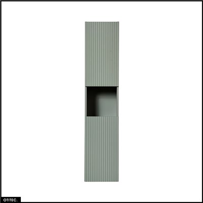 Colonne de salle de bain - 30 x 140 cm - 2 portes - ROSEAU