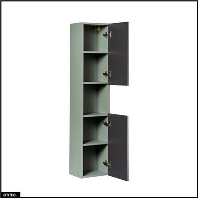 Colonne de salle de bain - 30 x 140 cm - 2 portes - ROSEAU