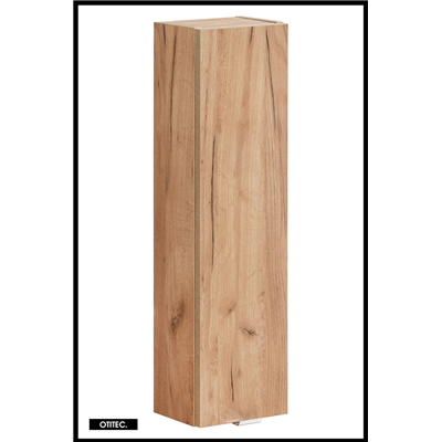 Meuble haut de salle de bain de 75 cm - Oak - 1 porte - LISOA