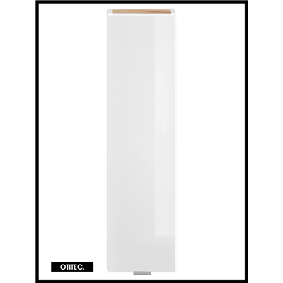 Armoire de salle de bain - 75 cm - Blanc - LISOA
